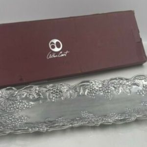 Arthur Court Long/Narrow Metal Serving Tray 19" x 5.5"